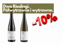 Dwa Rieslingi. Półwytrawne i wytrawne. 