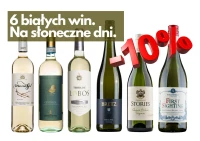 Zestaw 6 białych wytrawnych win. Na słoneczne dni.