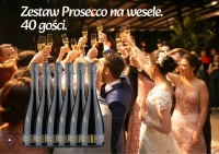 Zestaw Prosecco na wesele. 40 gości.