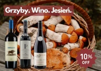 Grzyby. Wino. Jesień.